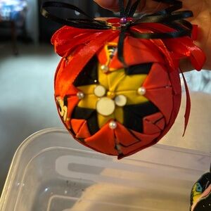 Handmade Mickey Christmas bulb